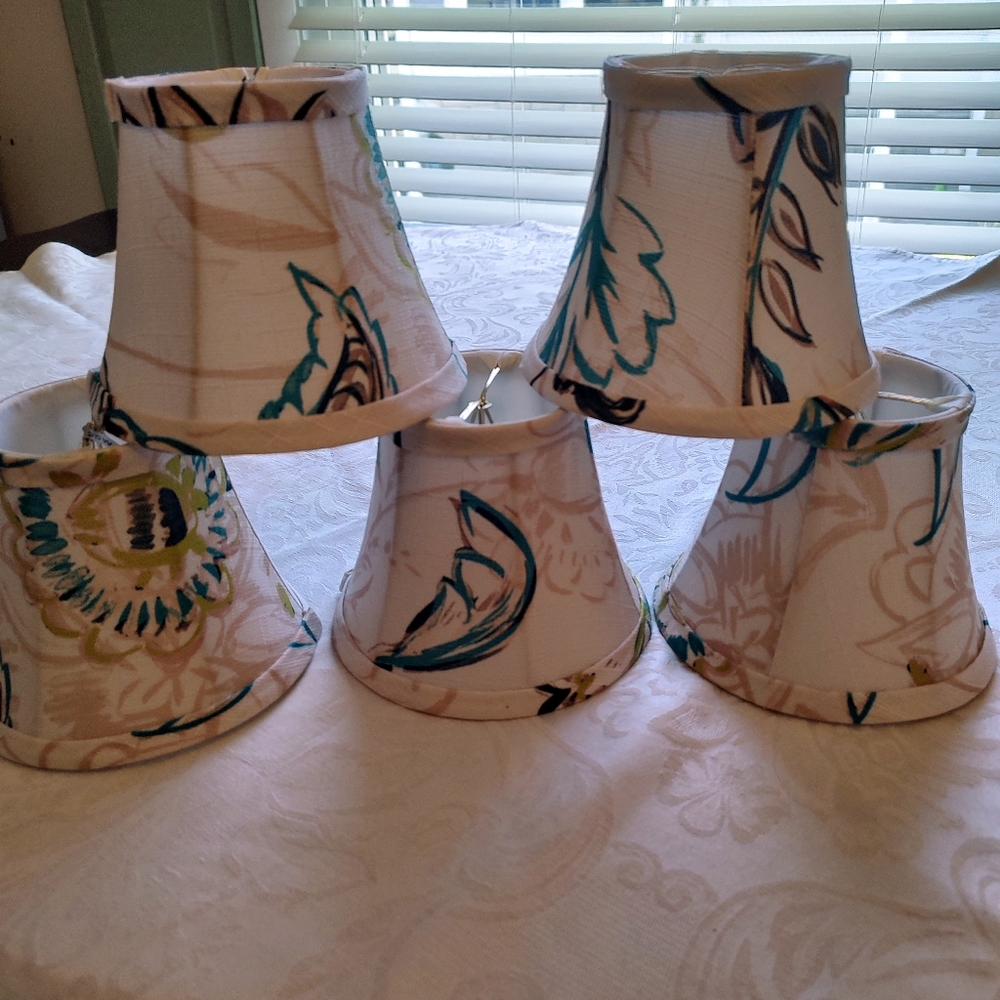 5 chandelier or small lamp shades